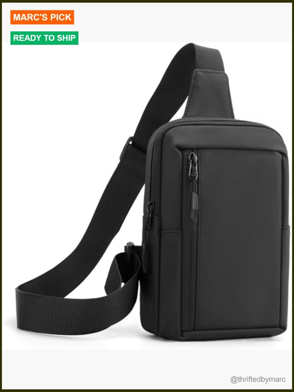 Small Nylon Crossbody Sling Bag Adjustable Strap For Workout Running Travel